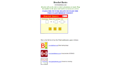 Desktop Screenshot of bracketbasics.co.uk