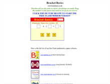 Tablet Screenshot of bracketbasics.co.uk